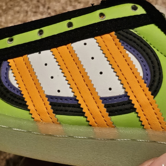 Adidas The Simpsons x Superstar 'Squishee' Mens Sz 4 | Wmns 5 #H05789 - Picture 6 of 10